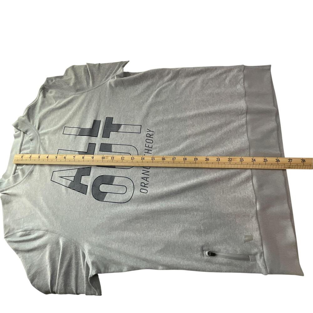 Vuori Ponto Performance Crew Sweatshirt Mens Large Gray Orangetheory Long Sleeve - Picture 10 of 11